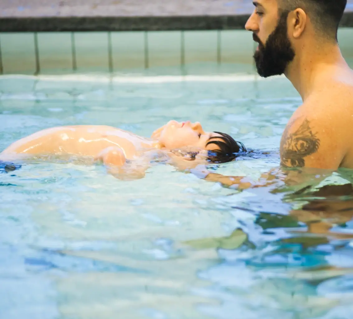 lär ditt barn simma